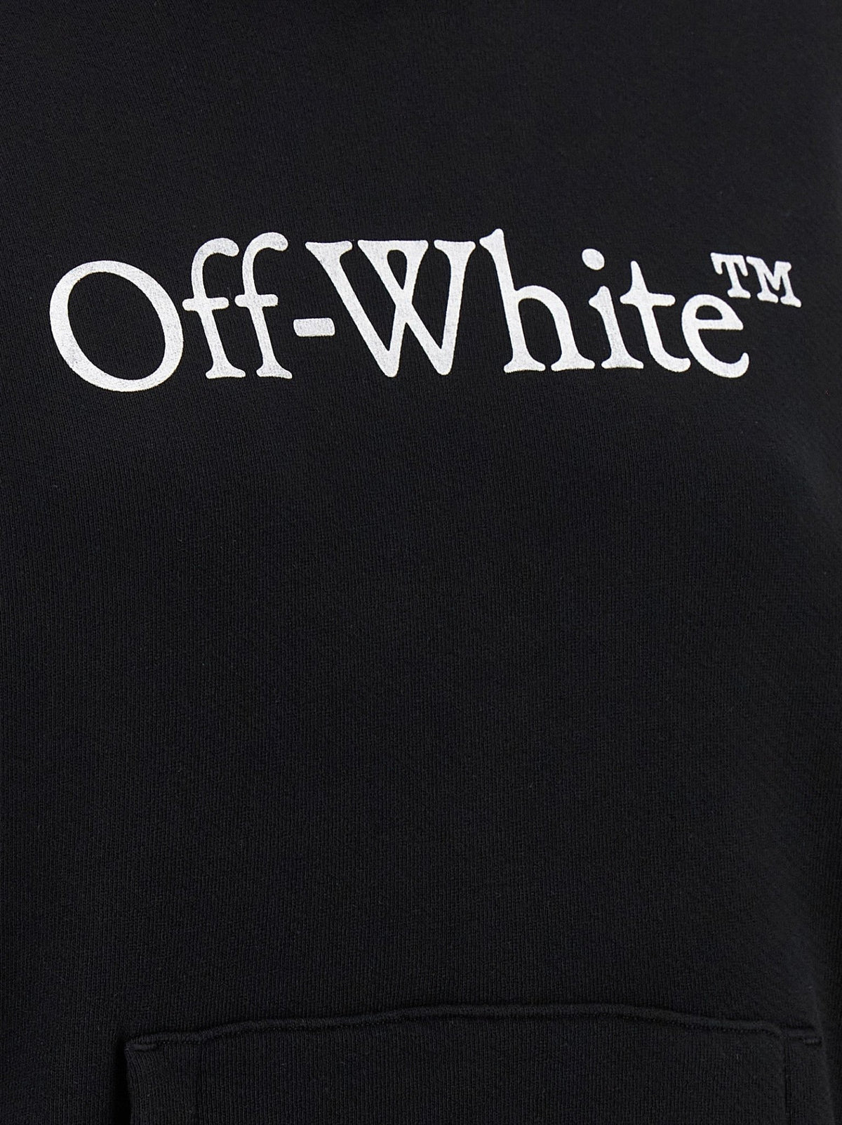 Off-White Bicolor Cotton Hoodie - HBPS Beauty & Fashion