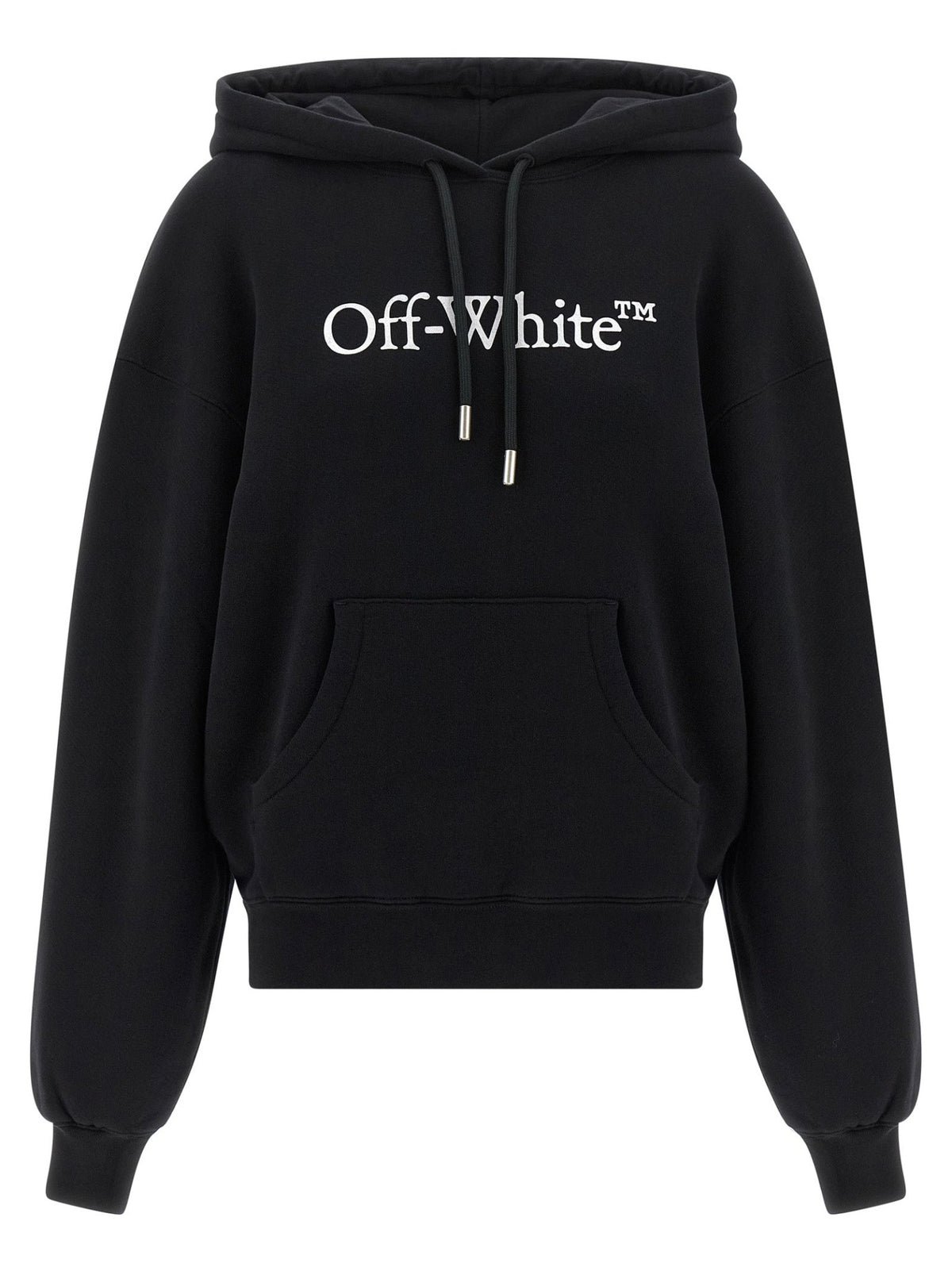 Off-White Bicolor Cotton Hoodie - HBPS Beauty & Fashion