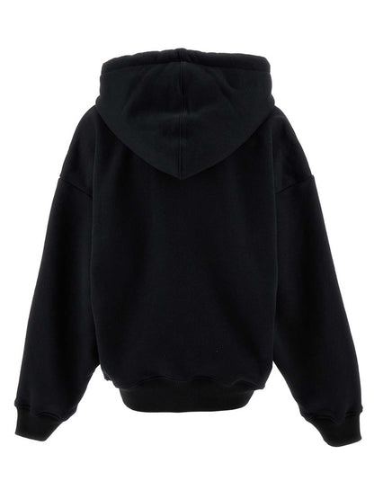 Off-White Black Cotton Hoodie - HBPS Beauty & Fashion