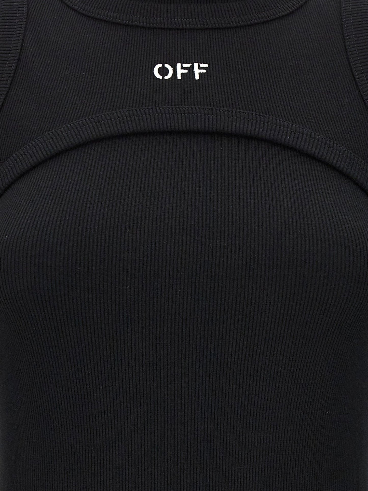 Off-White Black Cotton Midi Dress - HBPS Beauty & Fashion