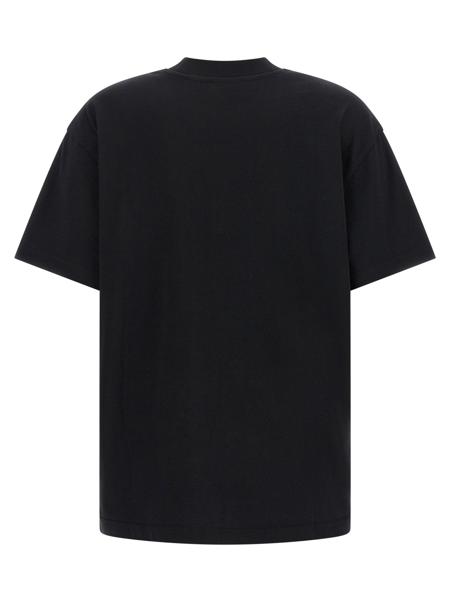 Off-White Black Cotton T-Shirt - HBPS Beauty & Fashion