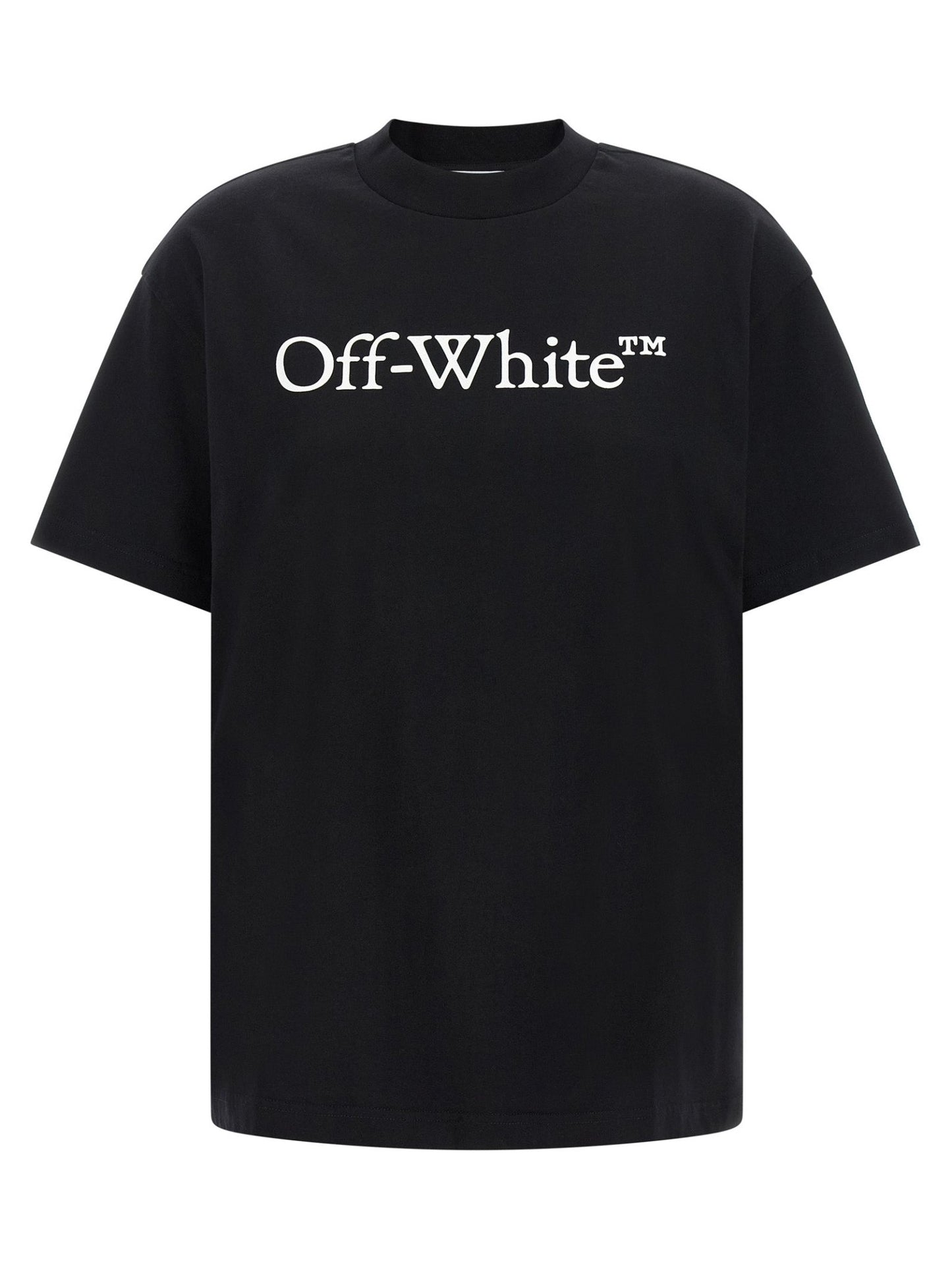 Off-White Black Cotton T-Shirt - HBPS Beauty & Fashion