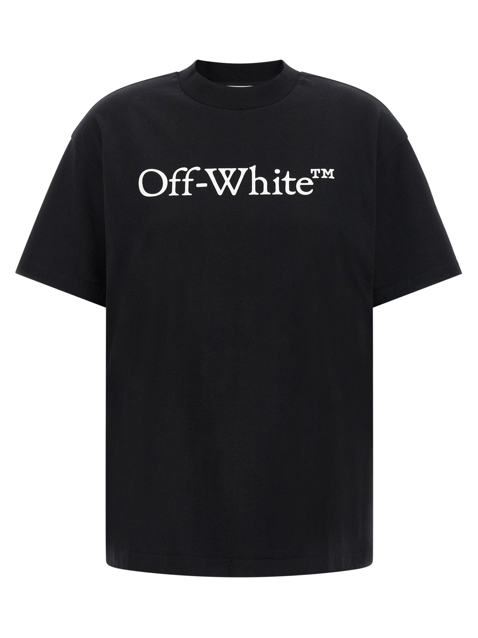 Off-White Black Cotton T-Shirt - HBPS Beauty & Fashion