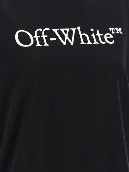 Off-White Black Cotton T-Shirt - HBPS Beauty & Fashion
