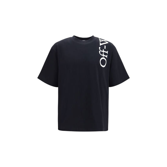 Off-White Black Cotton T-Shirt - HBPS Beauty & Fashion