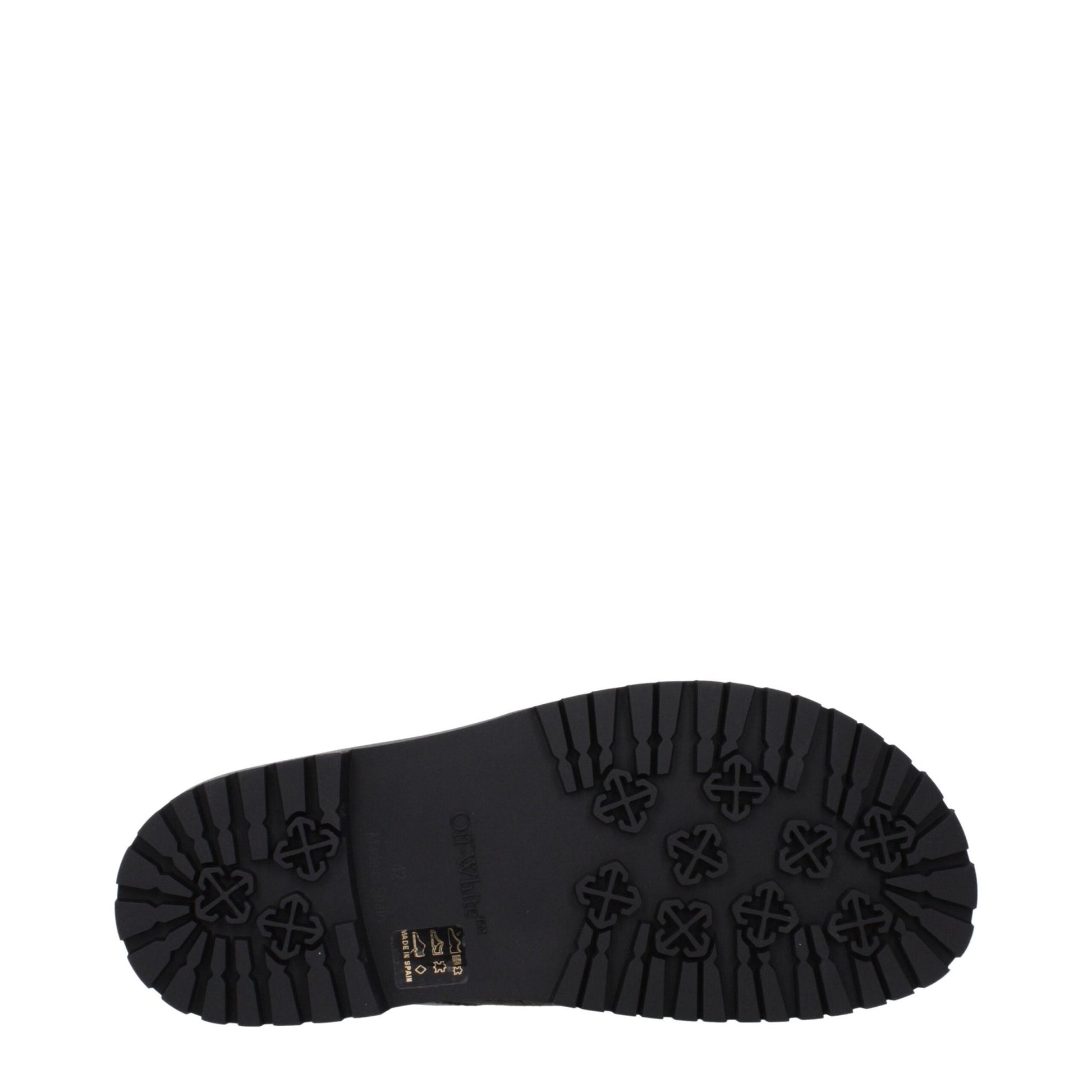 Off-White Green Fabric Flat Sandals - HBPS Beauty & Fashion