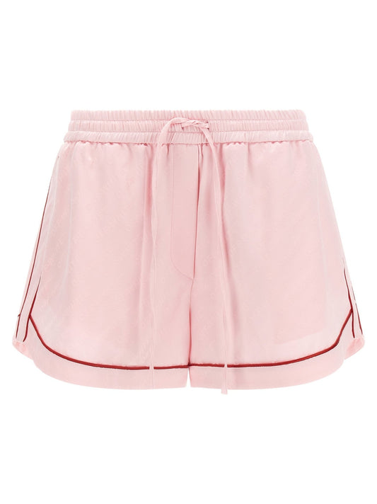 Off-White Multicolor Viscose Bermuda Shorts - HBPS Beauty & Fashion