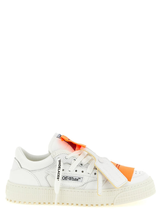 Off-White White Calfskin Athletic Sneakers - HBPS Beauty & Fashion
