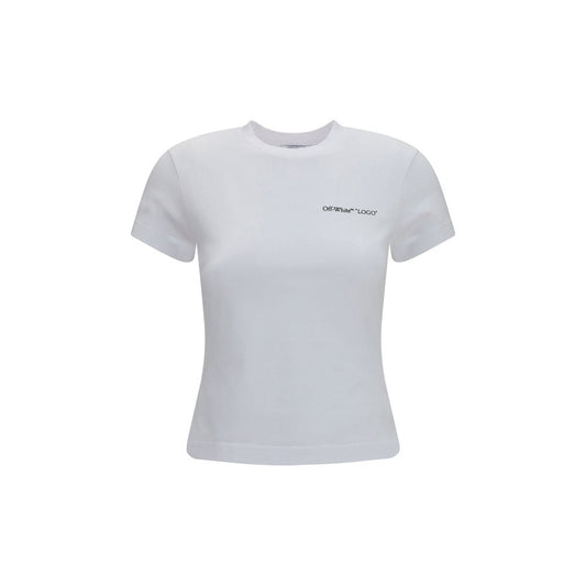 Off-White White Cotton T-Shirt - HBPS Beauty & Fashion