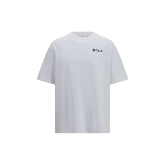 Off-White White Cotton T-Shirt - HBPS Beauty & Fashion