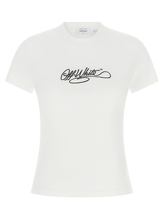 Off-White White Cotton T-Shirt - HBPS Beauty & Fashion