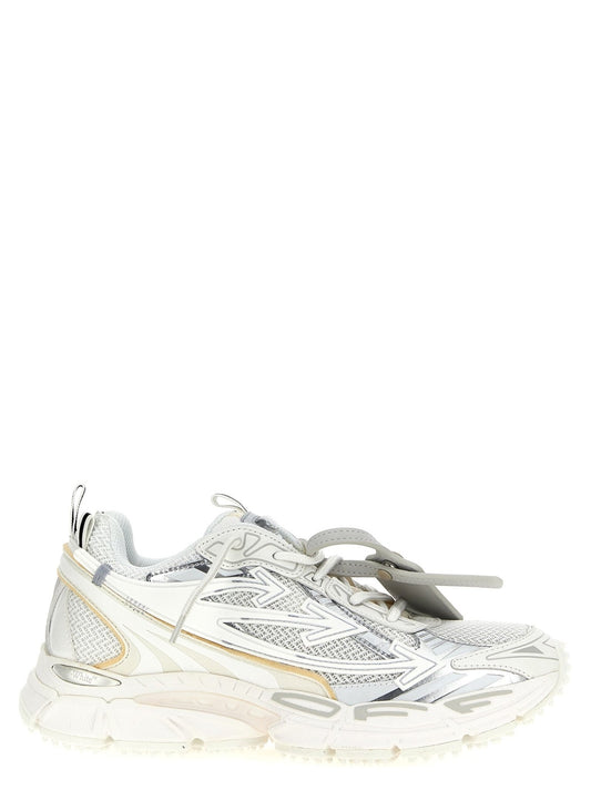 Off-White White Polyethylene Athletic Sneakers - HBPS Beauty & Fashion