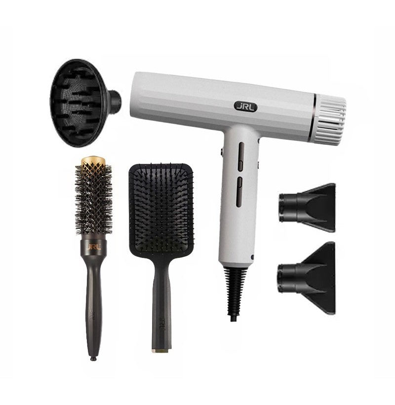 JRL Strong Bushless Black JRL Hair Dry Pack with 2 brushes