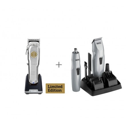 Wahl Pack Cordless Senior Metal Edition + Mustache & Beard