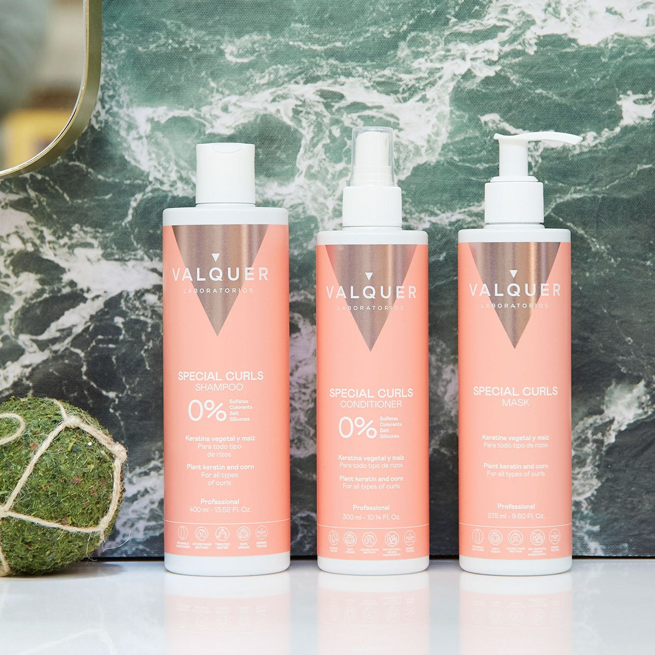 Pack Método Curly -  Champú, Mascarilla y Acondicionador - 975 ml