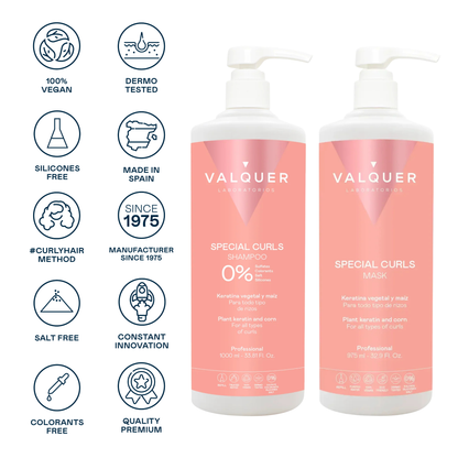 Pack Método Curly - Champú y Mascarilla - 1975  ml