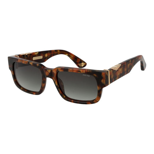 Police Brown Cellulose Acetate Sunglasses - HBPS Beauty & Fashion