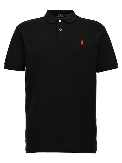 Polo Ralph Lauren Black Cotton Polo Shirt - HBPS Beauty & Fashion