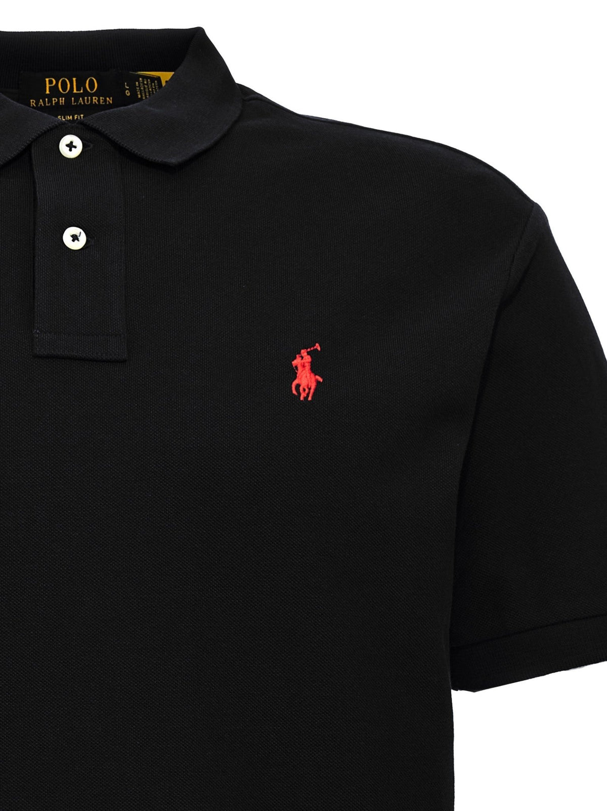 Polo Ralph Lauren Black Cotton Polo Shirt - HBPS Beauty & Fashion