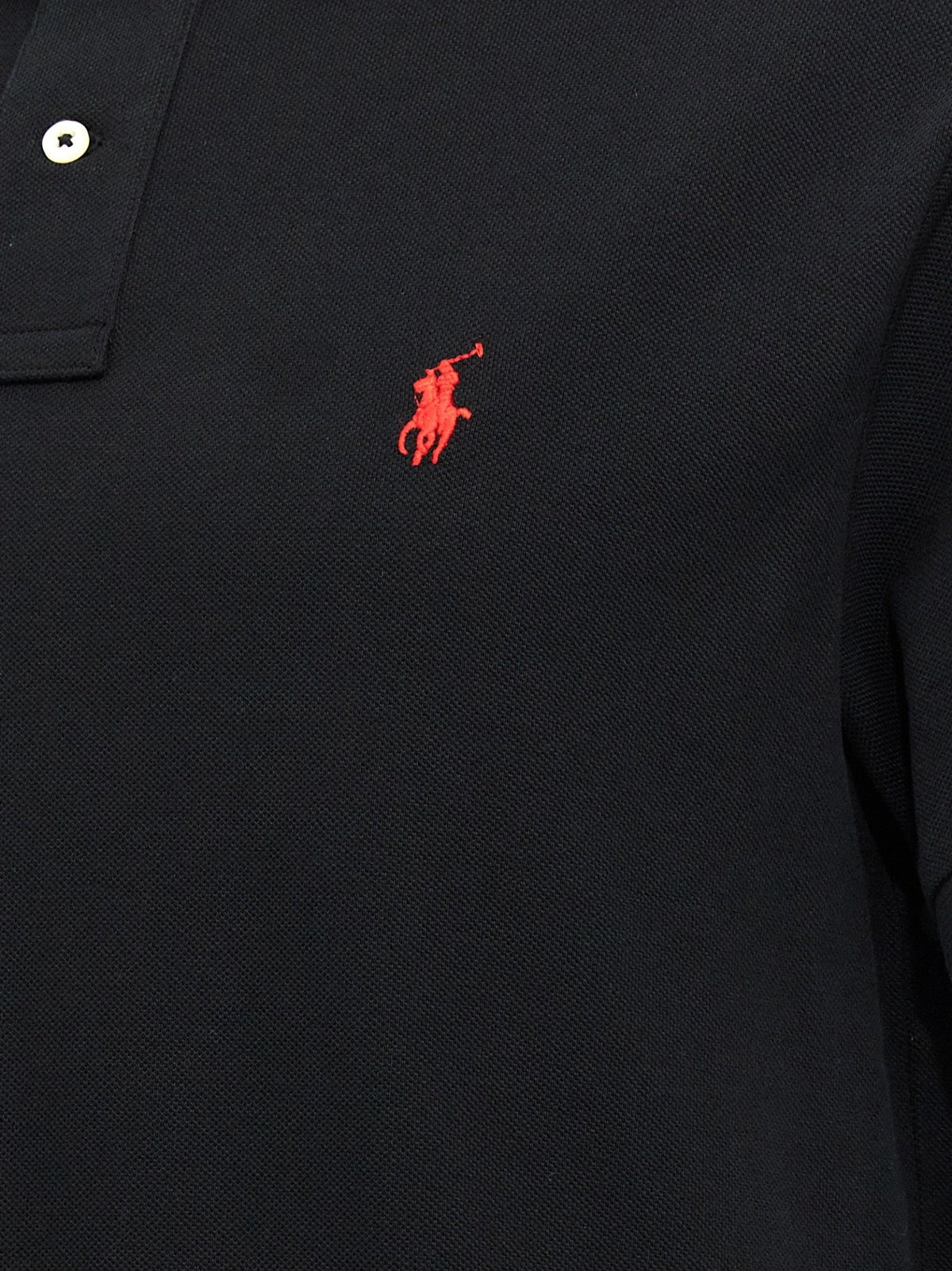 Polo Ralph Lauren Black Cotton Polo Shirt - HBPS Beauty & Fashion