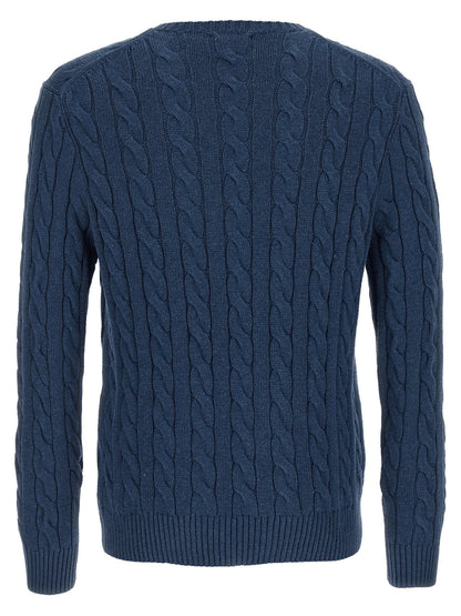 Polo Ralph Lauren Blue Cotton Cardigan - HBPS Beauty & Fashion