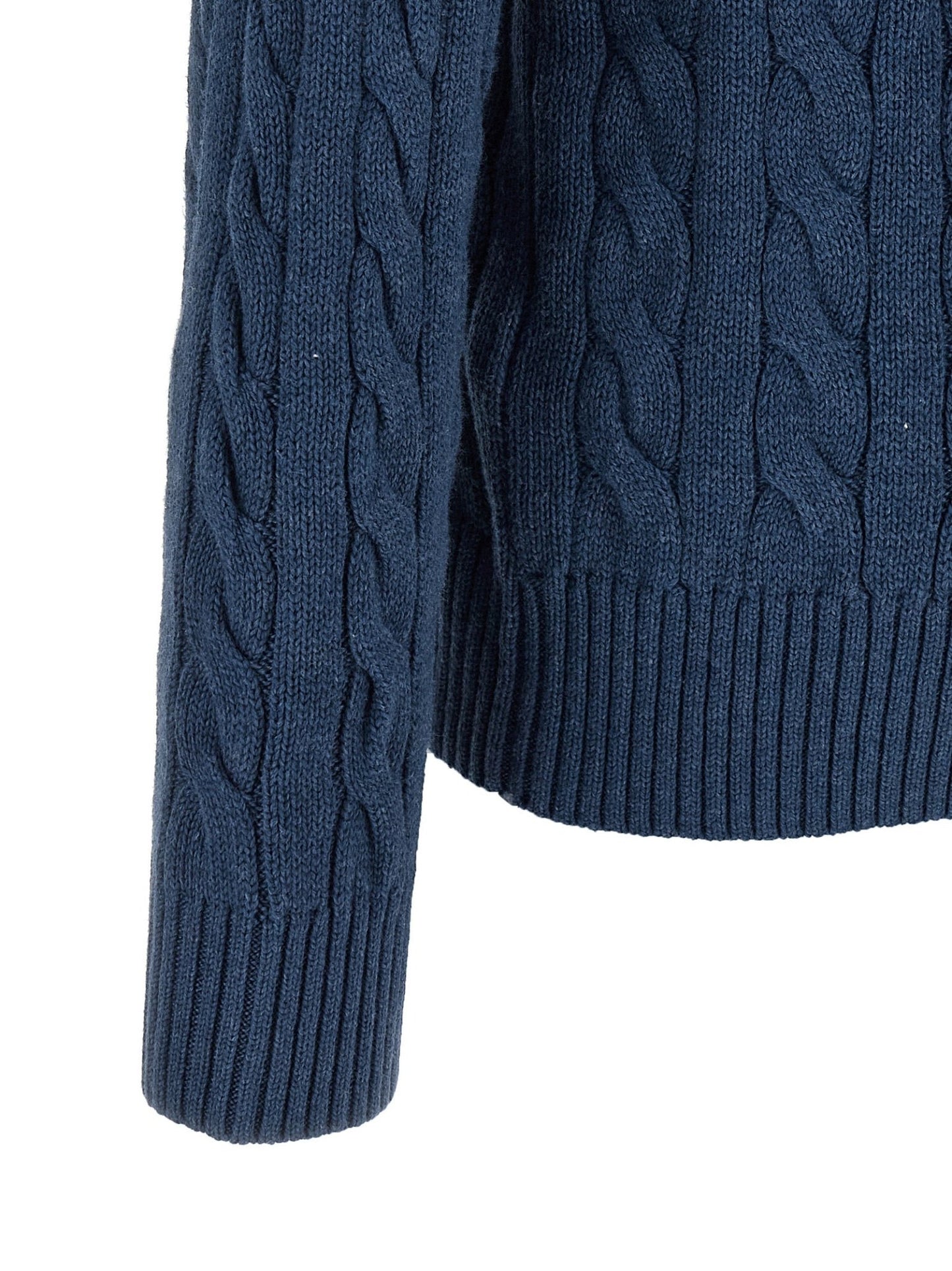Polo Ralph Lauren Blue Cotton Cardigan - HBPS Beauty & Fashion