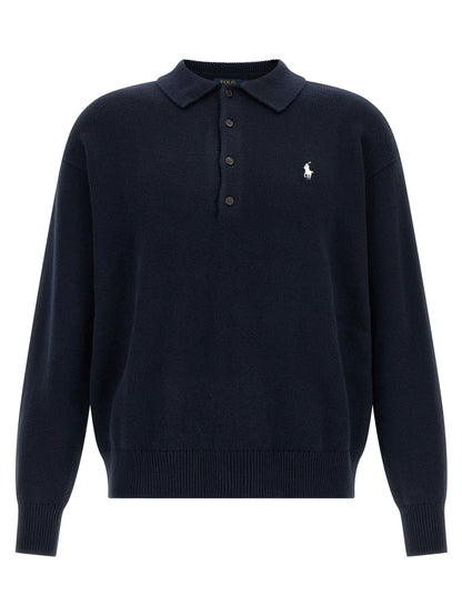 Polo Ralph Lauren Blue Cotton Cardigan - HBPS Beauty & Fashion