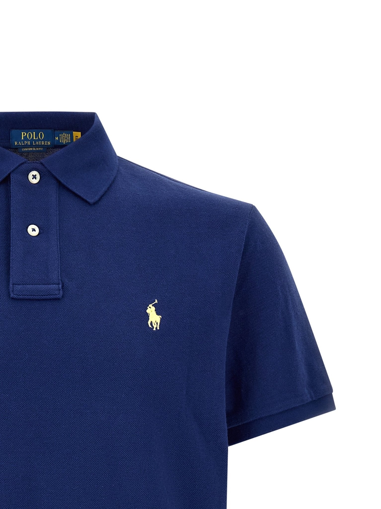 Polo Ralph Lauren Blue Cotton Polo Shirt - HBPS Beauty & Fashion