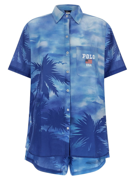 Polo Ralph Lauren Blue Cotton Shorts - HBPS Beauty & Fashion