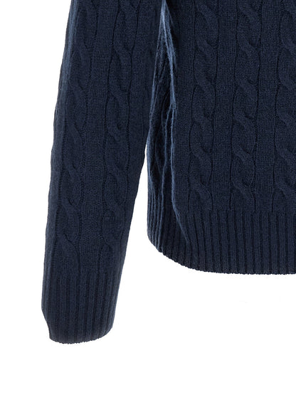 Polo Ralph Lauren Blue Wool Cardigan - HBPS Beauty & Fashion
