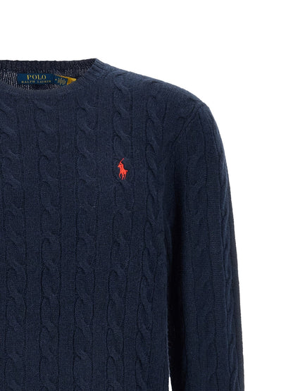 Polo Ralph Lauren Blue Wool Cardigan - HBPS Beauty & Fashion