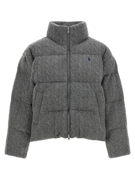 Polo Ralph Lauren Gray Wool Full-Length Jacket - HBPS Beauty & Fashion