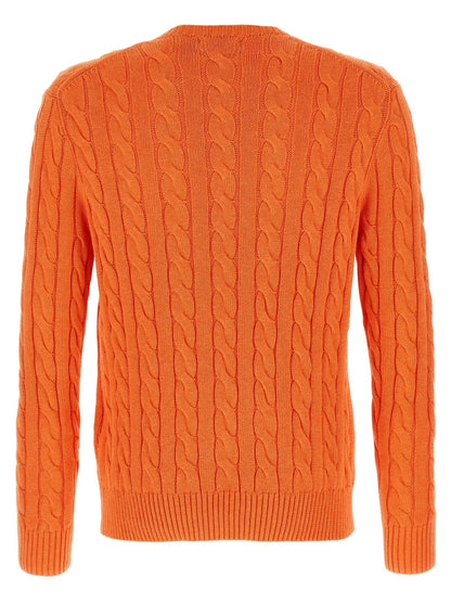 Polo Ralph Lauren Orange Cotton Cardigan - HBPS Beauty & Fashion