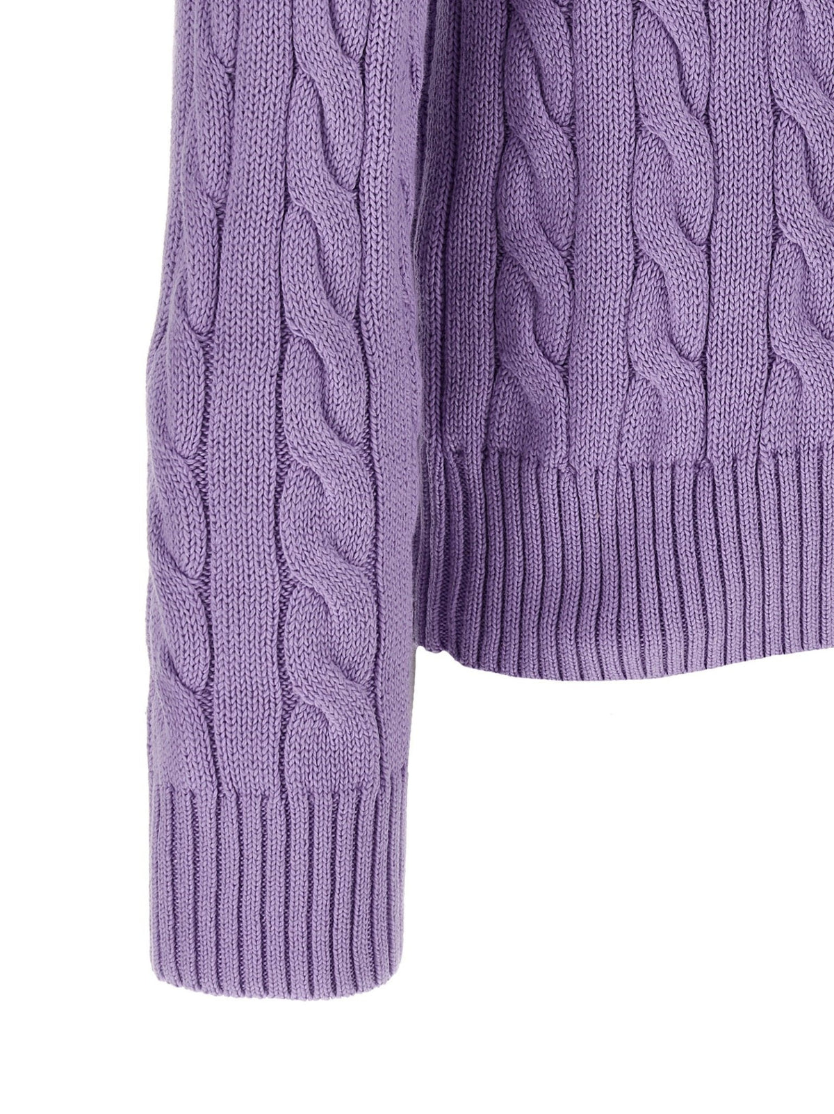 Polo Ralph Lauren Purple Cotton Cardigan - HBPS Beauty & Fashion