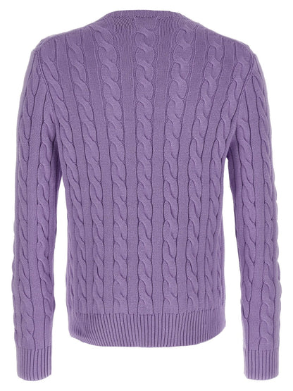 Polo Ralph Lauren Purple Cotton Cardigan - HBPS Beauty & Fashion