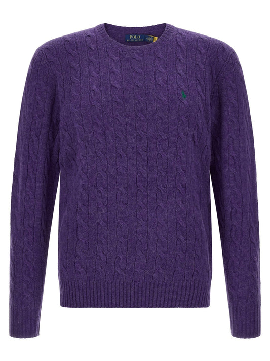 Polo Ralph Lauren Purple Wool Cardigan - HBPS Beauty & Fashion