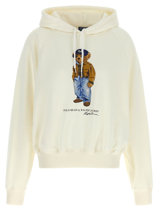 Polo Ralph Lauren White Cotton Sweatshirt - HBPS Beauty & Fashion