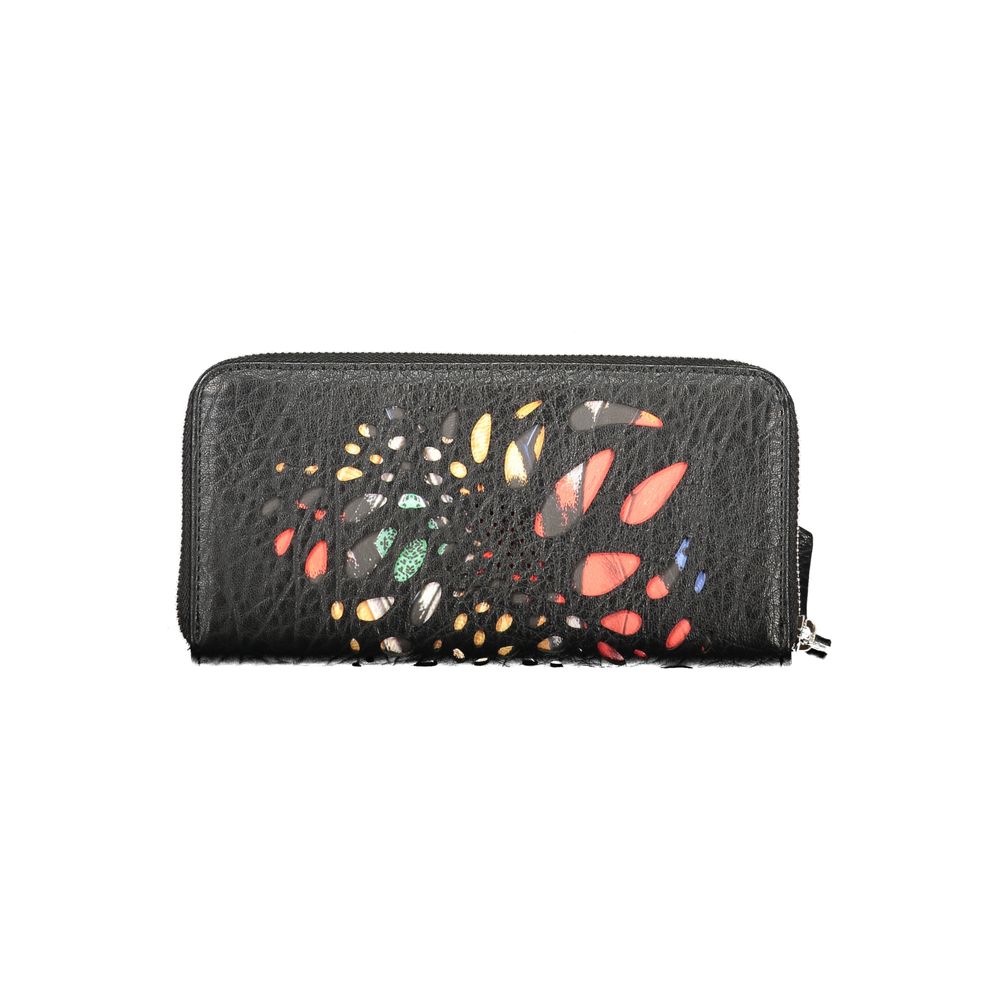 Portefeuille Desigual femme Notus Print Fiona en polyuréthane noir – DE-47474 - HBPS Beauty & Fashion