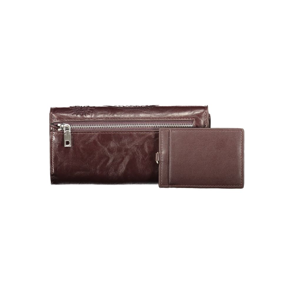 Portefeuille Desigual femme Siroco Marina en polyuréthane marron – DE-47468 - HBPS Beauty & Fashion