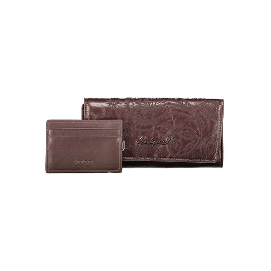 Portefeuille Desigual femme Siroco Marina en polyuréthane marron – DE-47468 - HBPS Beauty & Fashion