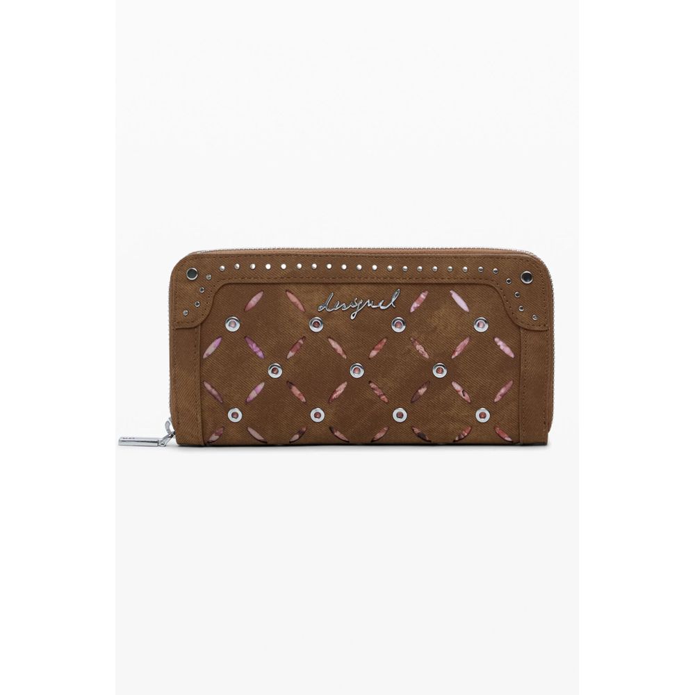 Portefeuille Desigual femme Yankee Fiona en polyuréthane marron – DE-47192 - HBPS Beauty & Fashion