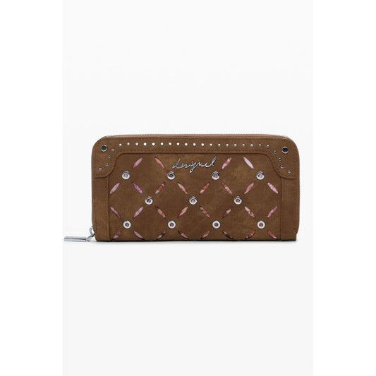Portefeuille Desigual femme Yankee Fiona en polyuréthane marron – DE-47192 - HBPS Beauty & Fashion