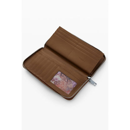 Portefeuille Desigual femme Yankee Fiona en polyuréthane marron – DE-47192 - HBPS Beauty & Fashion
