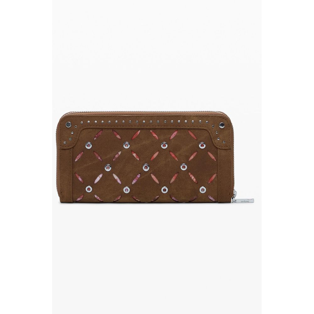 Portefeuille Desigual femme Yankee Fiona en polyuréthane marron – DE-47192 - HBPS Beauty & Fashion
