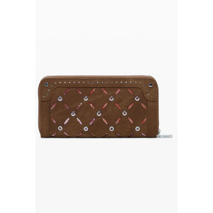 Portefeuille Desigual femme Yankee Fiona en polyuréthane marron – DE-47192 - HBPS Beauty & Fashion