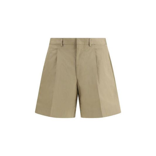 Prada Beige Cotton Bermuda Shorts - HBPS Beauty & Fashion