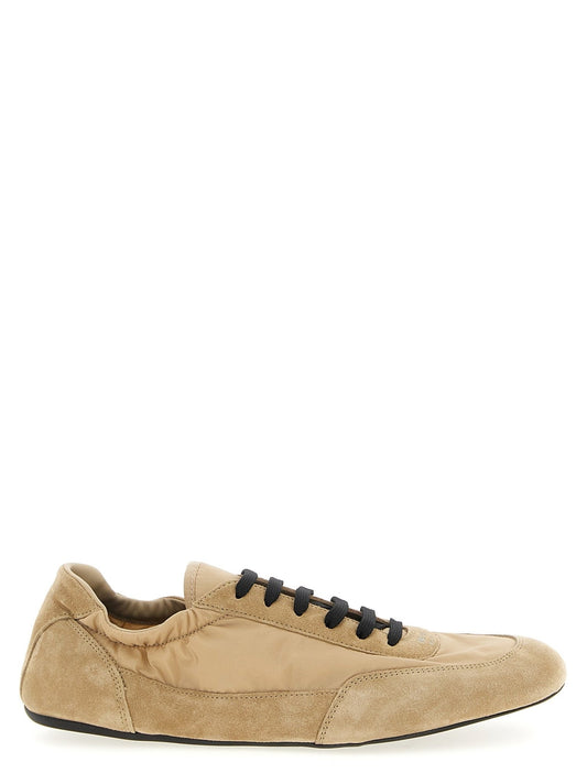 Prada Beige Polyamide Athletic Sneakers - HBPS Beauty & Fashion