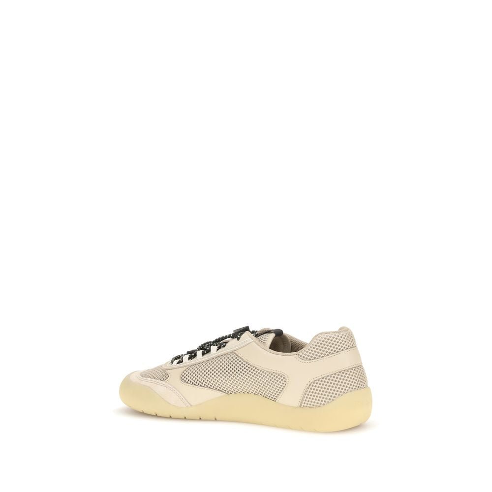 Prada Beige Polyester Athletic Sneakers - HBPS Beauty & Fashion