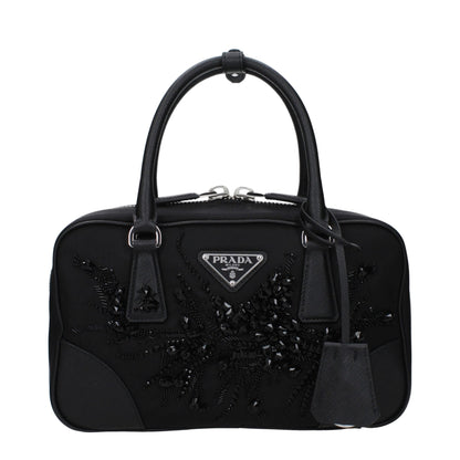 Prada Black Fabric Handbag - HBPS Beauty & Fashion