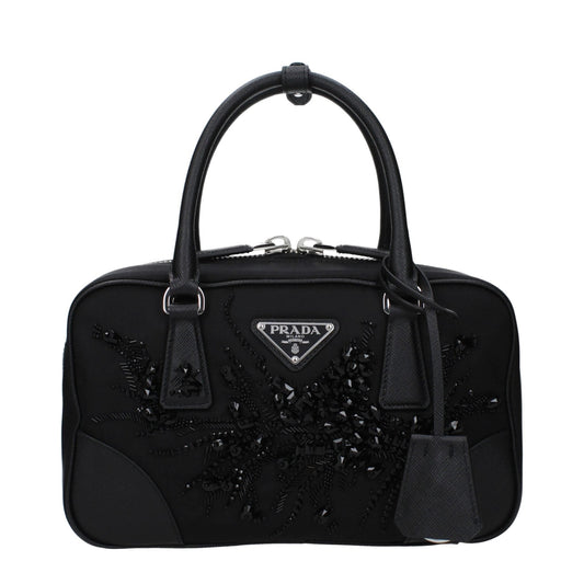 Prada Black Fabric Handbag - HBPS Beauty & Fashion